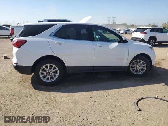 2018 Chevrolet Equinox LT with VIN 2GNAXJEVXJ6153611, listed as a Copart auction lot 84196465 with 45,095 mi miles and Salvage title. Bid and sale history available at DreamBid. Image 3.