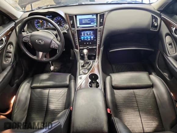 ✅ 2016 Infiniti Q50 Red Sport 400 • VIN: JN1FV7AR1GM450201 • Lot: 81617945. Listed on Copart with 79,472 mi. Free auction sales archive from the USA and detailed vehicle history report at DreamBid. Image 8.