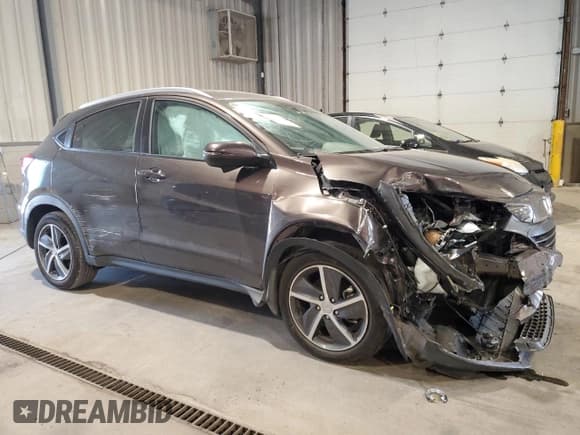 ✅ 2021 Honda HR-V EX-L • VIN: 3CZRU6H78MM717565 • Lot: 80920065. Listed on Copart with 12,292 mi. Free auction sales archive from the USA and detailed vehicle history report at DreamBid. Image 4.