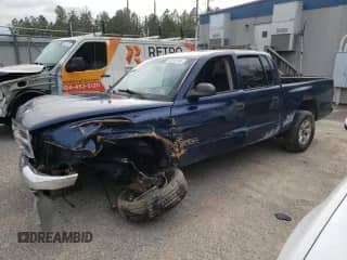 2004 Dodge Dakota SLT with VIN 1D7HL48K54S535042, listed as a Copart auction lot 40510104 with Not provided miles and Salvage title. Bid and sale history available at DreamBid. Image 1.