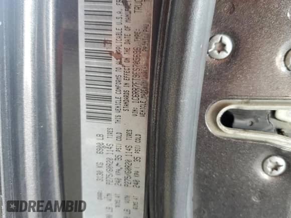 2015 Ram 1500 Tradesman with VIN 1C6RR7FT9FS705696, listed as a Copart auction lot 80031375 with 127,858 mi miles and Clean title. Bid and sale history available at DreamBid. Image 12.