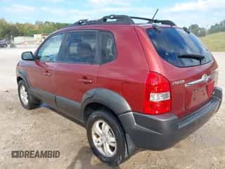 2007 Hyundai Tucson SE with VIN KM8JN72D17U612267, listed as a IAAI auction lot 43409336 with 247,109 mi miles and . Bid and sale history available at DreamBid. Image 3.