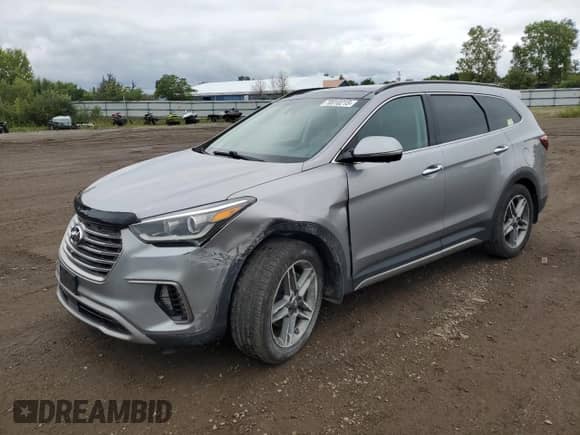 2017 Hyundai Santa Fe SE Ultimate z VIN KM8SRDHF7HU245182, wystawiony jako Copart lot #70010215 z przebiegiem 102 086 mil mil oraz Szkoda całkowita • Salvage title. Historia ofert i sprzedaży dostępna na DreamBid. Obrazek 1.
