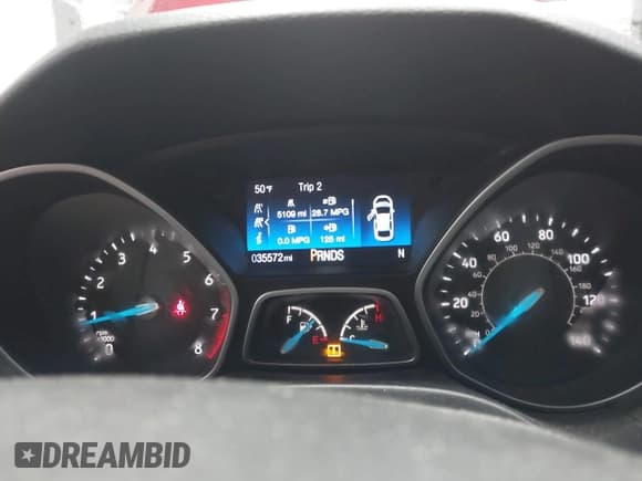 ✅ 2017 Ford Focus Titanium • VIN: 1FADP3J26HL238966 • Lot: 43818466. Listed on IAAI with 35,572 mi. Free auction sales archive from the USA and detailed vehicle history report at DreamBid. Image 7.