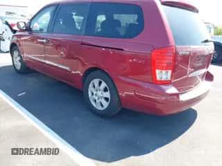 2007 Hyundai Entourage GLS z VIN KNDMC233076021528, wystawiony jako IAAI lot #41928518 z przebiegiem 259 489 mil mil oraz . Historia ofert i sprzedaży dostępna na DreamBid. Obrazek 3.