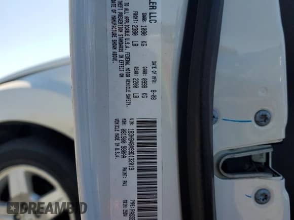 2009 Dodge Caliber SXT с VIN 1B3HB48A99D132019, выставлен на аукционе Copart как лот 76699354 с пробегом 121 436 миль миль и Списание • Salvage title. История ставок и продаж доступна на DreamBid. Изображение 13.