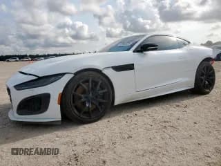 ✅ 2023 Jaguar F-Type R • VIN: SAJD51FE7PCK81414 • Lot: 67563405. Wystawiony na Copart z przebiegiem 5 333 mil. Bezpłatny archiwum sprzedaży aukcyjnych z USA i szczegółowy raport historii pojazdu na DreamBid. Zdjęcie 1.