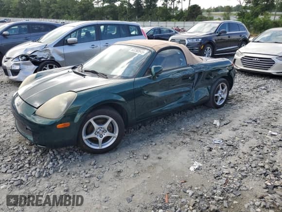 ✅ 2002 Toyota MR2 • VIN: JTDFR320720044059 • Lot: 63290545. Listed on Copart with Not provided. Free auction sales archive from the USA and detailed vehicle history report at DreamBid. Image 1.