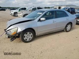 2005 Honda Accord LX с VIN 1HGCM55465A162230, выставлен на аукционе Copart как лот 64609945 с пробегом 275 452 миль миль и Списание • Salvage title. История ставок и продаж доступна на DreamBid. Изображение 1.
