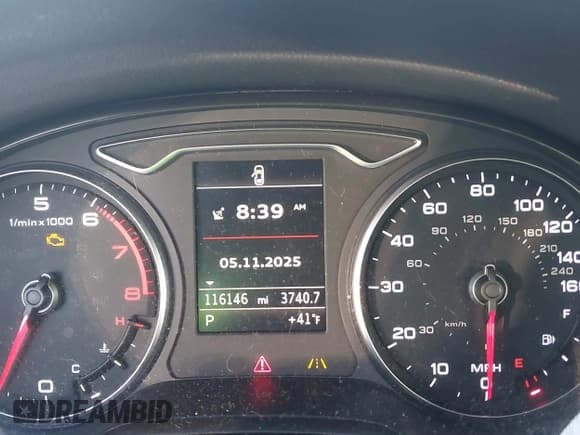 ✅ 2015 Audi A3 Prestige • VIN: WAUKFGFF6F1096597 • Lot: 43545675. Listed on IAAI with 116,146 mi. Free auction sales archive from the USA and detailed vehicle history report at DreamBid. Image 7.