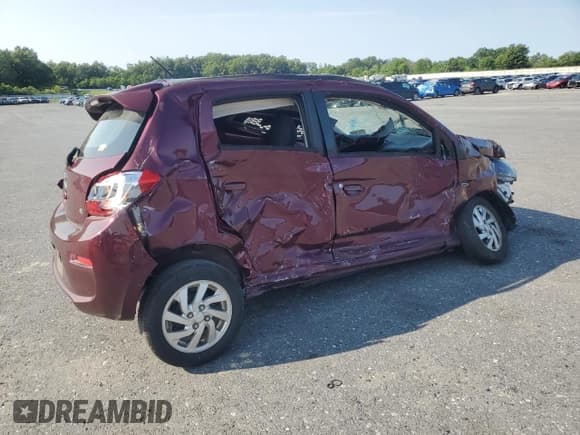 ✅ 2020 Mitsubishi Mirage SE • VIN: ML32A4HJ2LH010533 • Lot: 65841375. Listed on Copart with 57,747 mi. Free auction sales archive from the USA and detailed vehicle history report at DreamBid. Image 3.