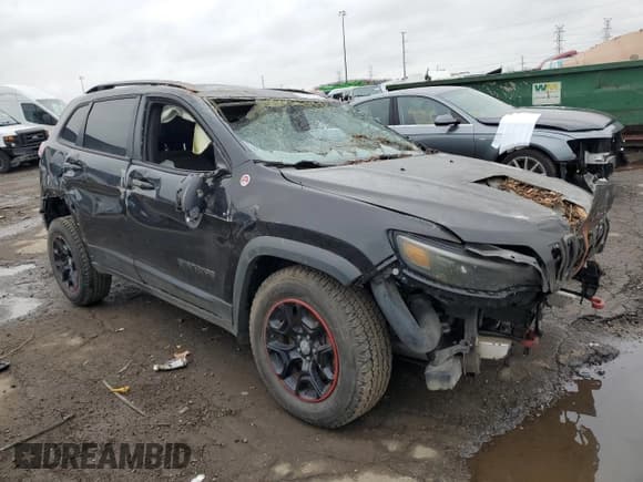 ✅ 2019 Jeep Cherokee Trailhawk • VIN: 1C4PJMBX8KD256105 • Лот: 58562575. Опубликован ранее на Copart с пробегом Не указан. Бесплатный доступ к архиву аукционных продаж из США и подробный отчёт об истории автомобиля на DreamBid. Изображение 4.