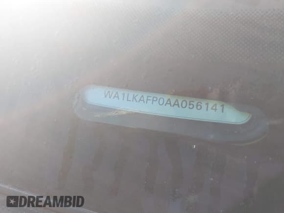 ✅ 2010 Audi Q5 Premium Plus • VIN: WA1LKAFP0AA056141 • Lot: 43378925. Listed on IAAI with Not provided. Free auction sales archive from the USA and detailed vehicle history report at DreamBid. Image 11.