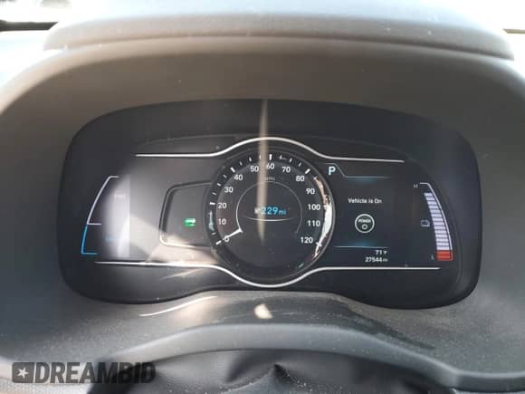 2019 Hyundai Kona SEL z VIN KM8K23AGXKU054705, wystawiony jako Copart lot #50239855 z przebiegiem 27 544 mil mil oraz Szkoda całkowita • Salvage title. Historia ofert i sprzedaży dostępna na DreamBid. Obrazek 9.