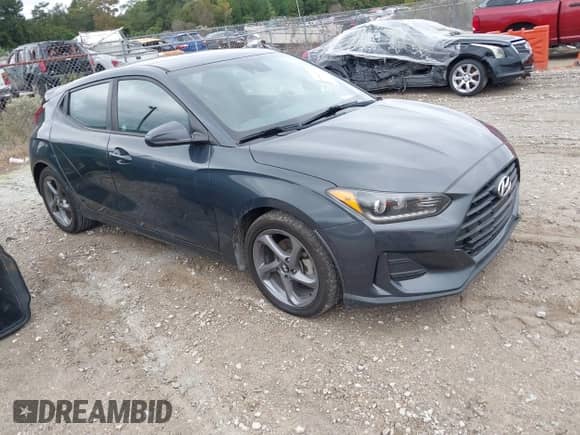2019 Hyundai Veloster 2.0 with VIN KMHTG6AF5KU006205, listed as a IAAI auction lot 43445594 with 94,672 mi miles and . Bid and sale history available at DreamBid. Image 1.