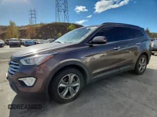 ✅ 2015 Hyundai Santa Fe GLS • VIN: KM8SMDHFXFU114775 • Лот: 86691255. Опубликован ранее на Copart с пробегом 161 460 миль. Бесплатный доступ к архиву аукционных продаж из США и подробный отчёт об истории автомобиля на DreamBid. Изображение 1.