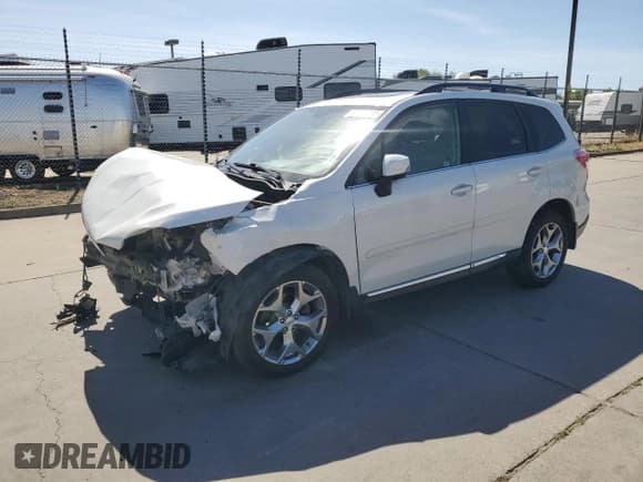 ✅ 2016 Subaru Forester Touring • VIN: JF2SJAXC0GH523611 • Lot: 57267895. Listed on Copart with 145,552 mi. Free auction sales archive from the USA and detailed vehicle history report at DreamBid. Image 1.