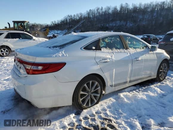 2016 Hyundai Azera z VIN KMHFG4JG4GA505841, wystawiony jako Copart lot #87061014 z przebiegiem 62 342 mil mil oraz Szkoda całkowita • Salvage title. Historia ofert i sprzedaży dostępna na DreamBid. Obrazek 3.