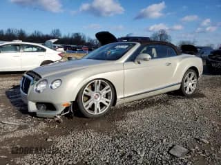 ✅ 2013 Bentley Continental GT • VIN: SCBGT3ZA2DC081822 • Lot: 84201784. Listed on Copart with 39,423 mi. Free auction sales archive from the USA and detailed vehicle history report at DreamBid. Image 1.