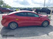 ✅ 2015 Hyundai Elantra SE • VIN: KMHDH4AE6FU351035 • Lot: 42806508. Listed on IAAI with 27,174 mi. Free auction sales archive from the USA and detailed vehicle history report at DreamBid. Image 13.