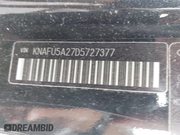 ✅ 2013 Kia Forte EX • VIN: KNAFU5A27D5727377 • Лот: 42682747. Опубликован ранее на IAAI с пробегом 114 823 миль. Бесплатный доступ к архиву аукционных продаж из США и подробный отчёт об истории автомобиля на DreamBid. Изображение 9.