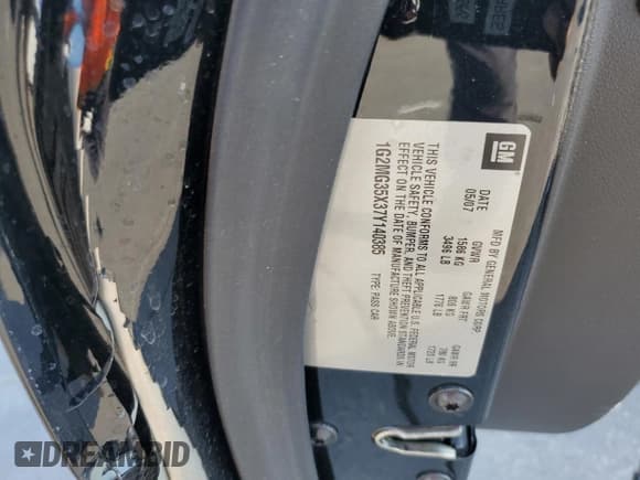 ✅ 2007 Pontiac Solstice GXP • VIN: 1G2MG35X37Y140385 • Lot: 75221684. Wystawiony na Copart z przebiegiem 41 080 mil. Bezpłatny archiwum sprzedaży aukcyjnych z USA i szczegółowy raport historii pojazdu na DreamBid. Zdjęcie 13.