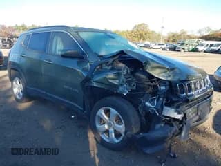 ✅ 2020 Jeep Compass Latitude • VIN: 3C4NJDBB7LT225323 • Lot: 43456451. Wystawiony na IAAI z przebiegiem 60 625 mil. Bezpłatny archiwum sprzedaży aukcyjnych z USA i szczegółowy raport historii pojazdu na DreamBid. Zdjęcie 1.