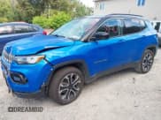 ✅ 2022 Jeep Compass Limited • VIN: 3C4NJDCB8NT200478 • Lot: 43058140. Listed on IAAI with 46,960 mi. Free auction sales archive from the USA and detailed vehicle history report at DreamBid. Image 2.