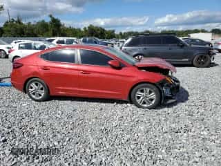 2020 Hyundai Elantra SEL with VIN 5NPD84LF2LH527952, listed as a Copart auction lot 87271035 with 92,893 mi miles and Non repairable. Bid and sale history available at DreamBid. Image 4.