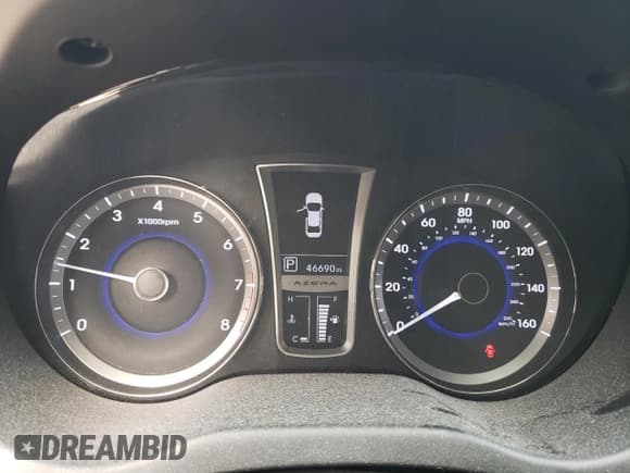 ✅ 2012 Hyundai Azera • VIN: KMHFH4JG6CA188930 • Lot: 54172465. Wystawiony na Copart z przebiegiem 46 690 mil. Bezpłatny archiwum sprzedaży aukcyjnych z USA i szczegółowy raport historii pojazdu na DreamBid. Zdjęcie 9.