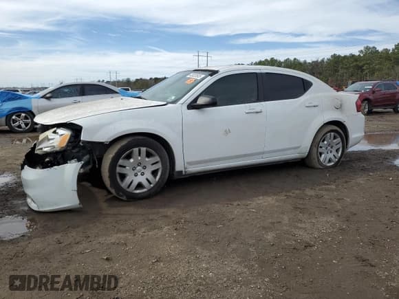 ✅ 2013 Dodge Avenger SE V6 • VIN: 1C3CDZAG7DN512238 • Лот: 43020505. Опубликован ранее на Copart с пробегом 96 969 миль. Бесплатный доступ к архиву аукционных продаж из США и подробный отчёт об истории автомобиля на DreamBid. Изображение 1.