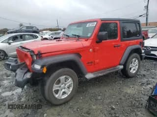 ✅ 2021 Jeep Wrangler Sport S • VIN: 1C4HJXAG7MW828523 • Lot: 90370065. Listed on Copart with 38,697 mi. Free auction sales archive from the USA and detailed vehicle history report at DreamBid. Image 1.