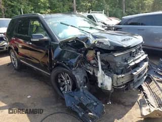 2018 Ford Explorer Limited z VIN 1FM5K8F87JGA82373, wystawiony jako IAAI lot #42866025 z przebiegiem 75 890 mil mil oraz . Historia ofert i sprzedaży dostępna na DreamBid. Obrazek 1.