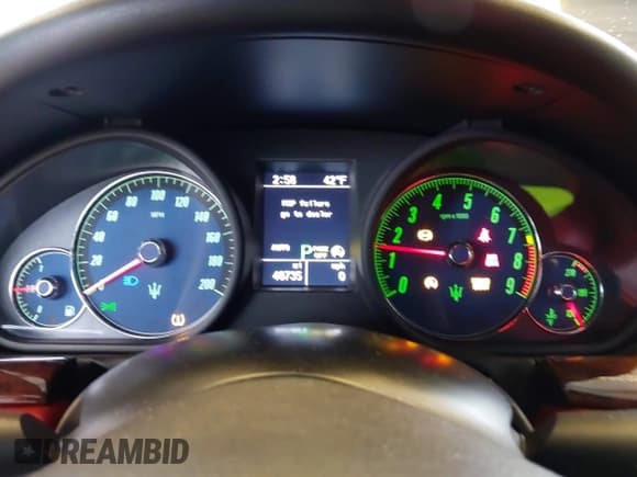 ✅ 2008 Maserati GranTurismo • VIN: ZAMGJ45A480038634 • Lot: 43764545. Listed on IAAI with 48,735 mi. Free auction sales archive from the USA and detailed vehicle history report at DreamBid. Image 7.