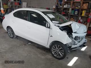 ✅ 2019 Mitsubishi Mirage ES • VIN: ML32F3FJ1KHF12997 • Lot: 42060181. Listed on IAAI with 89,393 mi. Free auction sales archive from the USA and detailed vehicle history report at DreamBid. Image 1.