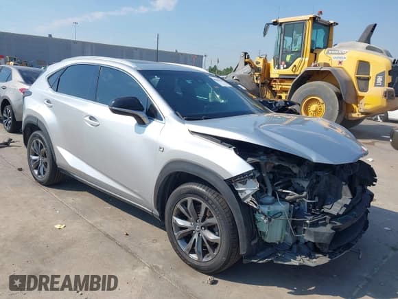 ✅ 2018 Lexus NX 300 • VIN: JTJYARBZ2J2107571 • Lot: 43303978. Listed on IAAI with 130,544 mi. Free auction sales archive from the USA and detailed vehicle history report at DreamBid. Image 1.