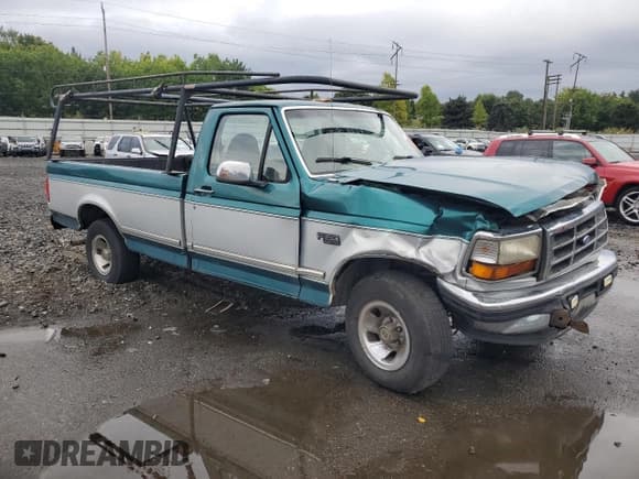 ✅ 1996 Ford F-150 • VIN: 1FTEF15N6TLB11640 • Lot: 84915255. Listed on Copart with 218,884 mi. Free auction sales archive from the USA and detailed vehicle history report at DreamBid. Image 4.