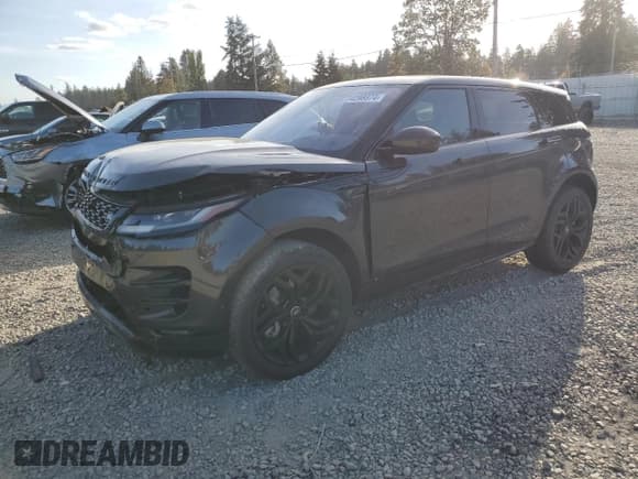 ✅ 2020 Land Rover Range Rover Evoque R-Dynamic SE • VIN: SALZL2GX6LH059338 • Lot: 74298874. Listed on Copart with 45,403 mi. Free auction sales archive from the USA and detailed vehicle history report at DreamBid. Image 1.