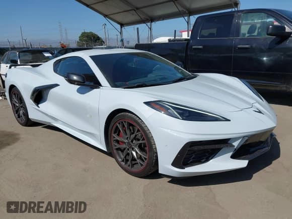 ✅ 2023 Chevrolet Corvette 2LT • VIN: 1G1YB2D4XP5140679 • Lot: 42549129. Listed on IAAI with 25,665 mi. Free auction sales archive from the USA and detailed vehicle history report at DreamBid. Image 1.