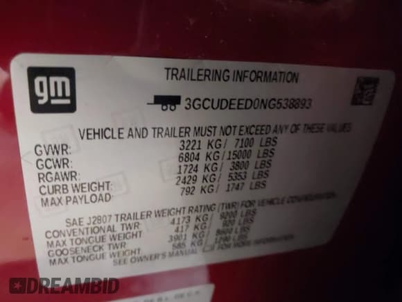 ✅ 2022 Chevrolet Silverado 1500 RST • VIN: 3GCUDEED0NG538893 • Lot: 42880421. Wystawiony na IAAI z przebiegiem Nie podano. Bezpłatny archiwum sprzedaży aukcyjnych z USA i szczegółowy raport historii pojazdu na DreamBid. Zdjęcie 9.