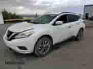 2016 Nissan Murano SV with VIN 5N1AZ2MH9GN160148, listed as a Copart auction lot 59911045 with 98,358 mi miles and Salvage title. Bid and sale history available at DreamBid. Image 1.