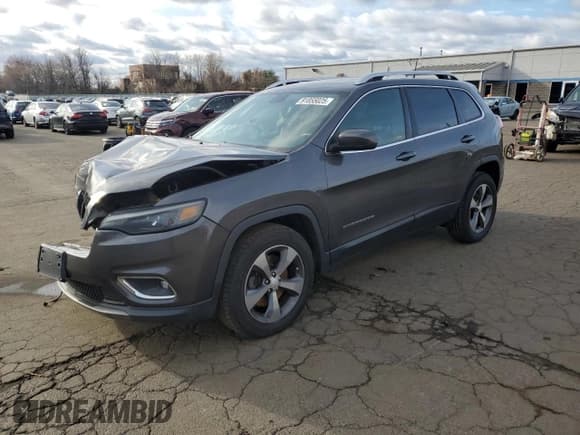✅ 2019 Jeep Cherokee Limited • VIN: 1C4PJMDN3KD168882 • Lot: 91855025. Listed on Copart with 126,280 mi. Free auction sales archive from the USA and detailed vehicle history report at DreamBid. Image 1.