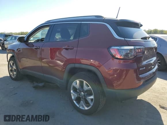 ✅ 2020 Jeep Compass Limited • VIN: 3C4NJDCB2LT244800 • Lot: 84745965. Wystawiony na Copart z przebiegiem 83 939 mil. Bezpłatny archiwum sprzedaży aukcyjnych z USA i szczegółowy raport historii pojazdu na DreamBid. Zdjęcie 2.