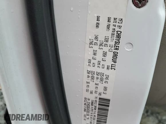 ✅ 2014 Dodge Grand Caravan SE • VIN: 2C4RDGBG4ER261188 • Лот: 62552865. Опубликован ранее на Copart с пробегом 168 335 миль. Бесплатный доступ к архиву аукционных продаж из США и подробный отчёт об истории автомобиля на DreamBid. Изображение 13.