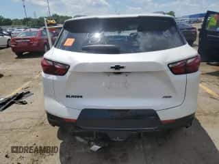 2020 Chevrolet Blazer RS with VIN 3GNKBERS4LS538399, listed as a Copart auction lot 58931754 with Not provided miles and Non repairable. Bid and sale history available at DreamBid. Image 6.