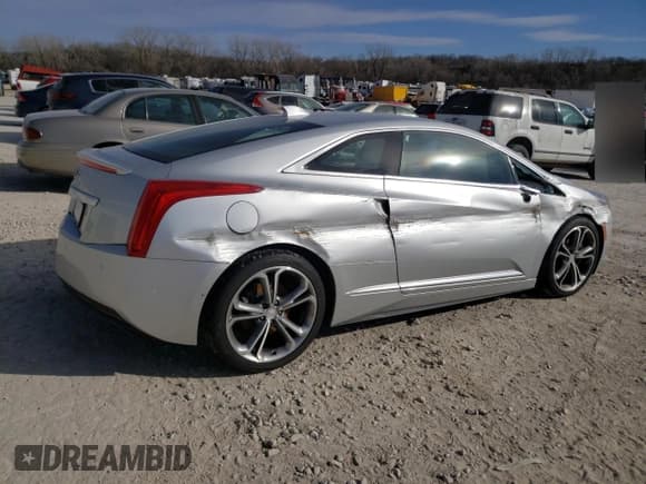 ✅ 2016 Cadillac ELR • VIN: 1G6RM1E47GU100163 • Lot: 42999544. Listed on Copart with 94,472 mi. Free auction sales archive from the USA and detailed vehicle history report at DreamBid. Image 3.