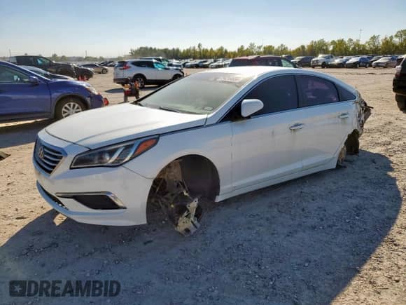 2017 Hyundai Sonata 2.4L with VIN 5NPE24AF5HH572111, listed as a Copart auction lot 91014955 with Not provided miles and Clean title. Bid and sale history available at DreamBid. Image 1.