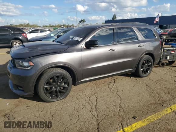 ✅ 2018 Dodge Durango R/T • VIN: 1C4SDJCT3JC254004 • Лот: 82217215. Опубликован ранее на Copart с пробегом 205 599 миль. Бесплатный доступ к архиву аукционных продаж из США и подробный отчёт об истории автомобиля на DreamBid. Изображение 1.