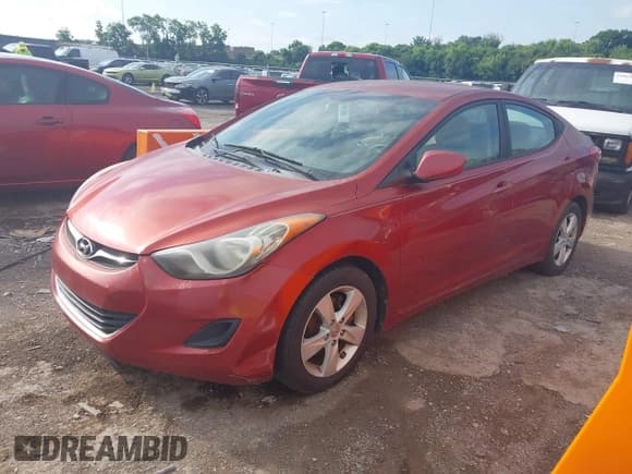 ✅ 2011 Hyundai Elantra GLS • VIN: KMHDH4AE3BU117106 • Lot: 42696367. Listed on IAAI with 216,573 mi. Free auction sales archive from the USA and detailed vehicle history report at DreamBid. Image 2.