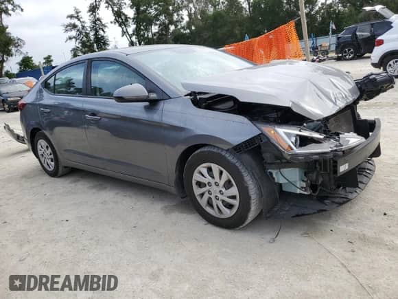 2019 Hyundai Elantra SE z VIN 5NPD74LFXKH475455, wystawiony jako Copart lot #85180005 z przebiegiem 54 979 mil mil oraz Szkoda całkowita • Salvage title. Historia ofert i sprzedaży dostępna na DreamBid. Obrazek 4.